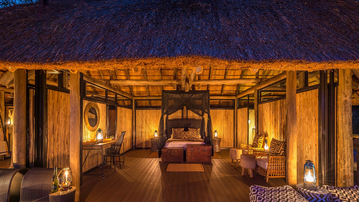 Accommodation and guest areas at Chamilandu